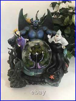 Disney Villains Snow Globe Snowglobe Jafar Ursula Maleficent Chernabog Musical