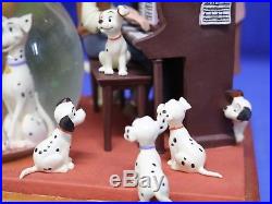 101 Dalmatians Parlor Scene Disney Musical Light up Snowglobe