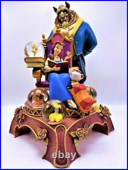 10th Anniversary Beauty and the Beast Multi Globes RARE