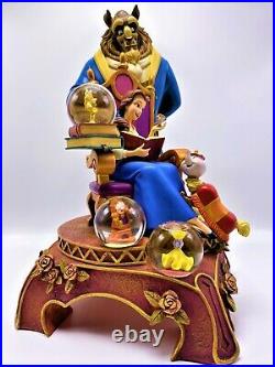 10th Anniversary Beauty and the Beast Multi Globes RARE