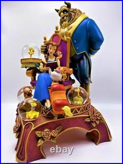 10th Anniversary Beauty and the Beast Multi Globes RARE