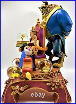 10th Anniversary Beauty and the Beast Multi Globes RARE