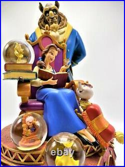 10th Anniversary Beauty and the Beast Multi Globes RARE