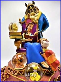 10th Anniversary Beauty and the Beast Multi Globes RARE