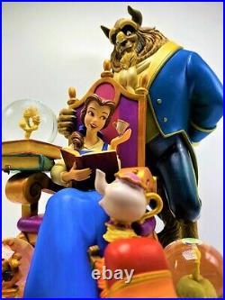 10th Anniversary Beauty and the Beast Multi Globes RARE