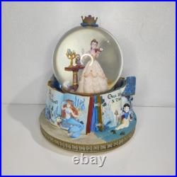 1991 Beauty And The Beast Disney Belle Glitter Globe Rotating Musical Ornament 1991 Beauty And The Beast Disney Belle Glitter Globe Rotating Musical Ornament