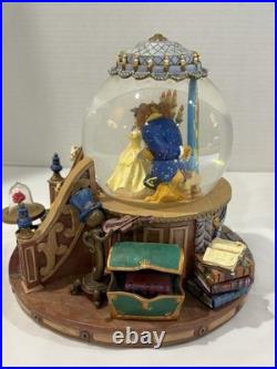 1991 Disney Beauty & The Beast Musical Snow Globe withOriginal Box + Tags