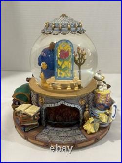 1991 Disney Beauty & The Beast Musical Snow Globe withOriginal Box + Tags