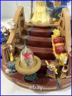 1991 Disney Beauty & The Beast Musical Snow Globe withOriginal Box + Tags