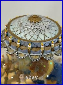 1991 Disney Beauty & The Beast Musical Snow Globe withOriginal Box + Tags