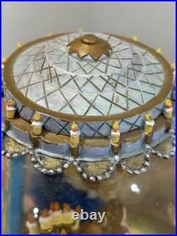 1991 Disney Beauty & The Beast Musical Snow Globe withOriginal Box + Tags