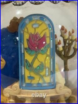 1991 Disney Beauty & The Beast Musical Snow Globe withOriginal Box + Tags
