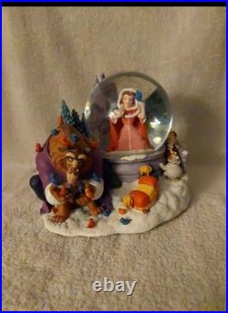1991 Disney Beauty and the Beast Musical Snowglobe