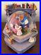 1991_Disney_Beauty_the_Beast_Fireplace_Library_Musical_Snow_Globe_Fast_Ship_01_acni