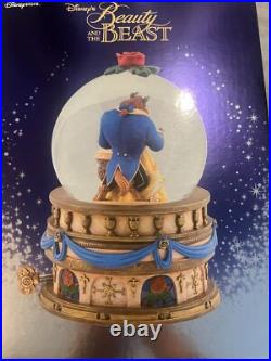1991 Disney Store Large 10.5 x 8 Beauty & The Beast Snow Globe NO Music Box 1991 Disney Store Large 10.5 x 8 Beauty & The Beast Snow Globe NO Music Box