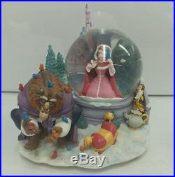 1991 Disney's Beauty & the Beast Musical Snowglobe EXTREMELY RARE Edition
