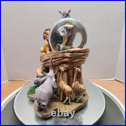 1994 Disney Lion King Musical Circle Of Life Snow Globe in Original Box