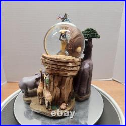 1994 Disney Lion King Musical Circle Of Life Snow Globe in Original Box