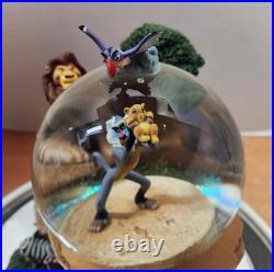1994 Disney Lion King Musical Circle Of Life Snow Globe in Original Box