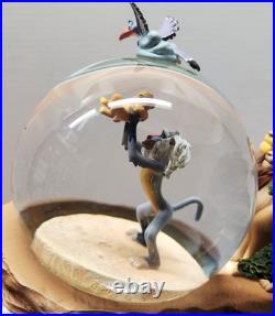 1994 Disney Lion King Musical Circle Of Life Snow Globe in Original Box
