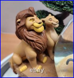1994 Disney Lion King Musical Circle Of Life Snow Globe in Original Box