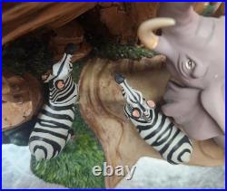 1994 Disney Lion King Musical Circle Of Life Snow Globe in Original Box