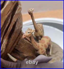 1994 Disney Lion King Musical Circle Of Life Snow Globe in Original Box