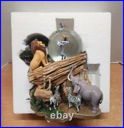 1994 Disney Lion King Musical Circle Of Life Snow Globe in Original Box