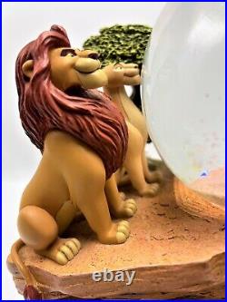 1994 Disney Lion King Pride Rock Circle of Life Musical Animated Snow globe