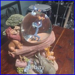1994 Disney Lion King Pride Rock Musical Circle Of Life Snow Globe- HAS FLAWS
