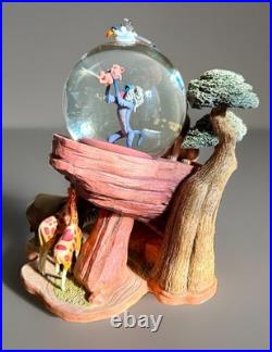 1994 Disney Store The Lion King Circle of Life musical spinning Snow Globe