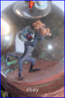 1994 Disney's Lion King Pride Rock Musical Snow Globe