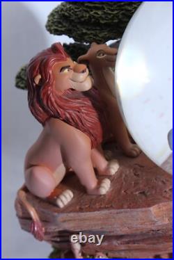 1994 Disney's Lion King Pride Rock Musical Snow Globe