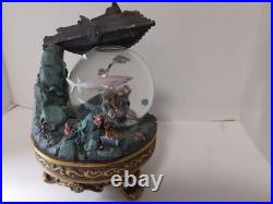 20000 Leagues Under the Sea Nautilus Disney Snow Globe Lights Music All Works