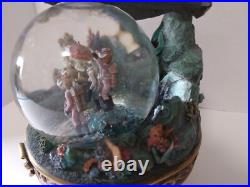20000 Leagues Under the Sea Nautilus Disney Snow Globe Lights Music All Works