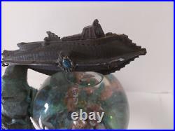 20000 Leagues Under the Sea Nautilus Disney Snow Globe Lights Music All Works