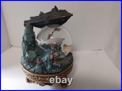20000 Leagues Under the Sea Nautilus Disney Snow Globe Lights Music All Works
