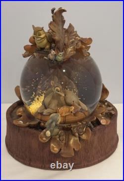 2002 Disney Bambi 60th Anniversary Musical Snow Globe New in Packing RARE