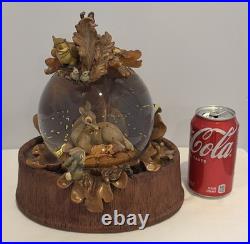 2002 Disney Bambi 60th Anniversary Musical Snow Globe New in Packing RARE
