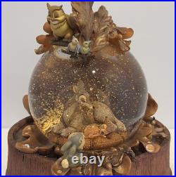 2002 Disney Bambi 60th Anniversary Musical Snow Globe New in Packing RARE