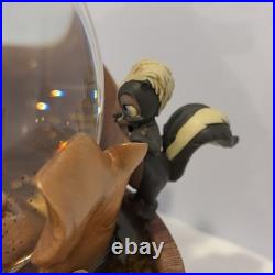 2002 Disney Bambi 60th Anniversary Musical Snow Globe New in Packing RARE