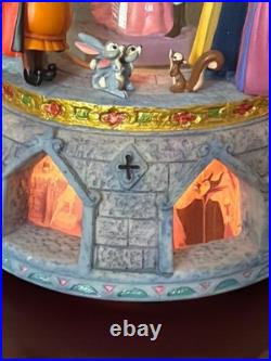 2003 Disney Catalog Sleeping Beauty Hourglass Light Up Musical Aurora Maleficent
