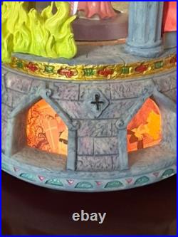 2003 Disney Catalog Sleeping Beauty Hourglass Light Up Musical Aurora Maleficent