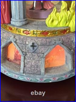 2003 Disney Catalog Sleeping Beauty Hourglass Light Up Musical Aurora Maleficent