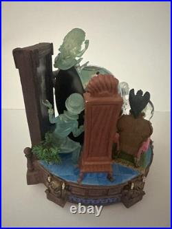 2004 Disney Haunted Mansion Fab 5 Musical Moving Snowglobe LIGHTS WORK Rare