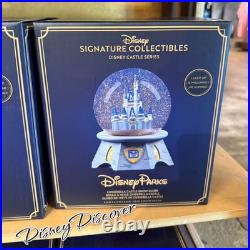 2026 Walt Disney World Cinderella Castle Snow Globe Signature Collectibles New