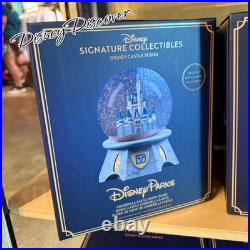 2026 Walt Disney World Cinderella Castle Snow Globe Signature Collectibles New