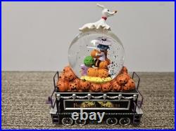 3 Nightmare Before Christmas Bradford Glitterglobe Train Collection Music
