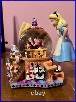 50th Anniversary Disney Alice in Wonderland musical snow globe 50th Anniversary Disney Alice in Wonderland musical snow globe