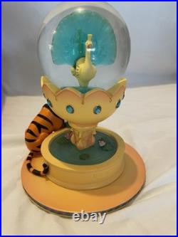 Aladdin Jasmine Rajah Peacock Disney Store Princess Snow Globe RARE